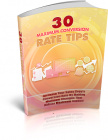 30 Maximum Conversion Rate Tips
